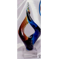 Art Glass Sculpture - Entwined Limbs